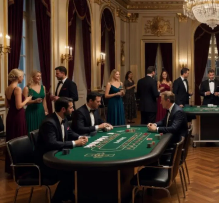 Mobilne stanowiska do pokera, ruletki i blackjacka przygotowane na event w Polsce